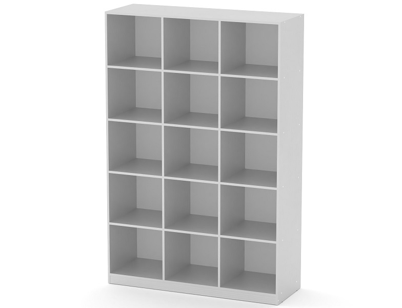 Шкаф КШ-3 нимфея альба цена, белый стеллаж, белый гардеробный шкаф, белый книжный шкаф,